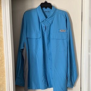 Bimini Bay Blue Casual Shirt
